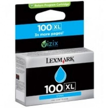 Lexmark Cartucho tinta 14N1069E Nº100XL Cian