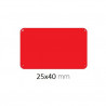 ETIQUETES APLI-10 COL. 025x040 VERMELL (128u)