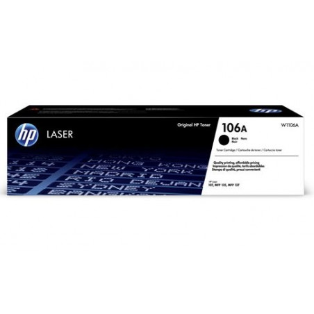 CARTUTX LASER H.P. (W1106A)(106A) NEGRE 1.000f