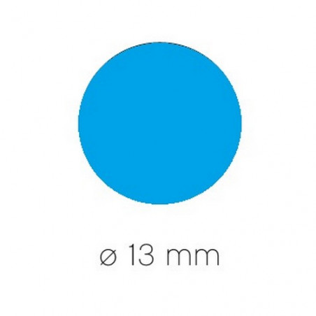 ETIQUETES APLI-10 COL. DIAM. 13 BLAU (616u)