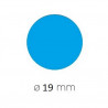 ETIQUETES APLI-10 COL. DIAM. 19 BLAU (320u)