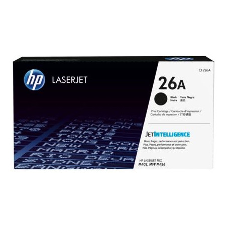 CARTUTX LASER H.P. (CF226A)(26A) NEGRE