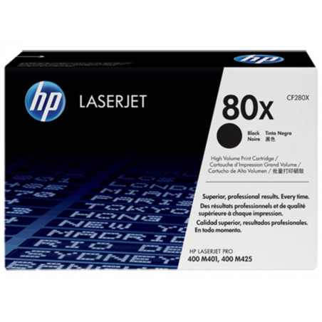 CARTUTX LASER H.P. (CF280X) NEGRE
