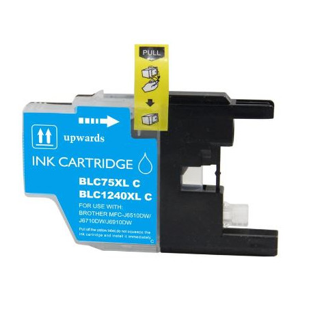 Compatible Cartucho Brother LC1240C/LC1280XL cian