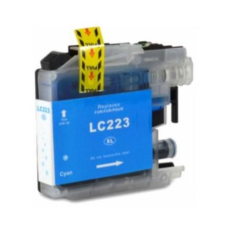 Compatible Cartucho Brother LC223C cian
