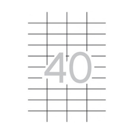 ETIQUETES A4 (0525x0297) (500f/40ef) APL01778