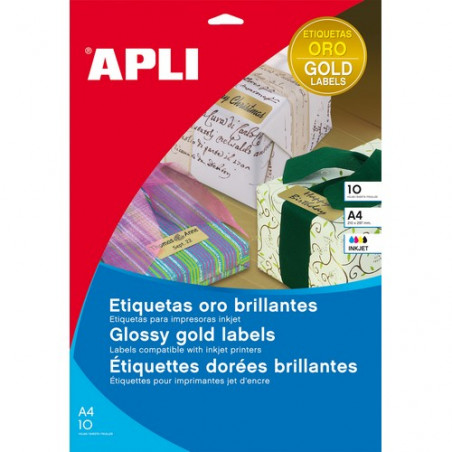 ETIQUETES A4 (0635x0296) (010f/27ef) APL11275 OR           (ABO)
