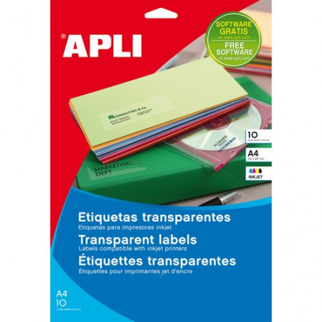 ETIQUETES A4 (0635x0381) (010f/21ef) APL10967 TRAN