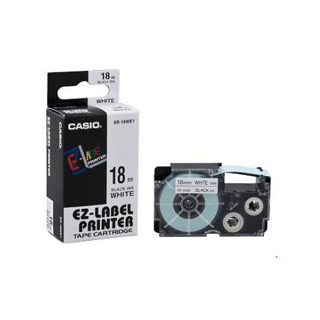 CINTA C CASIO LABEL-P. IR- 18 NEGRE/BLANC CAS18WE