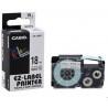 CINTA C CASIO LABEL-P. IR- 18 NEGRE/BLANC CAS18WE