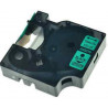 CINTA C DYMO D1 12MM NEGRE/VERDE DYM45019/S0720590