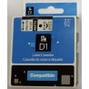CINTA C DYMO D1 24MM NEGRE/BLANC DYM53713