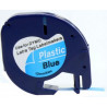 CINTA C DYMO TAG PLA. NEGRE/BLAU 12mm DYM91205