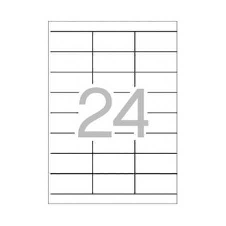 ETIQUETES A4 (0700x0360) (100f/24ef) APL01298