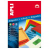 ETIQUETES A4 (0700x0370) (020f/24ef) APL01594 VERD