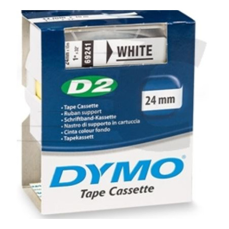 CINTA DYMO D2 24MM SOPORT BLANC 69241