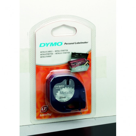 CINTA DYMO TAG MET. NEGRE/VERD DYM91209