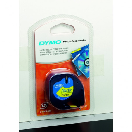 CINTA DYMO TAG PLA. NEGRE/VERD DYM91204