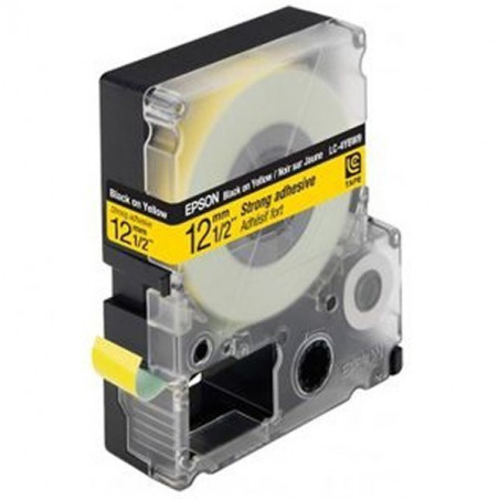 CINTA EPSON 12mm NEGRE/GROC (Lk4YBP)(C53S654008) 9m
