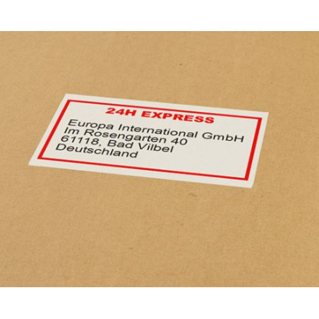 ETIQUETES C BROTHER (062x15m) Continu TINTA NEGRE/VERMEL DK22251