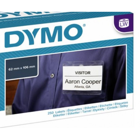ETIQUETES C DYMO LW 062x106 (1x250u.) S0929110