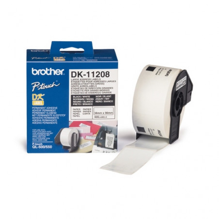 ETIQUETES BROTHER (038x090) 0400u. DK11208