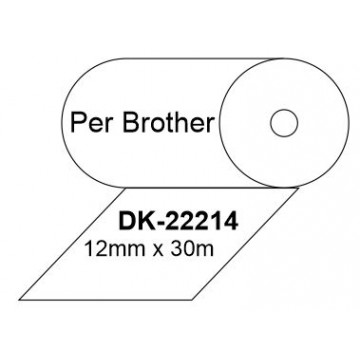 ETIQUETES C BROTHER (012x30m) Continu DK22214