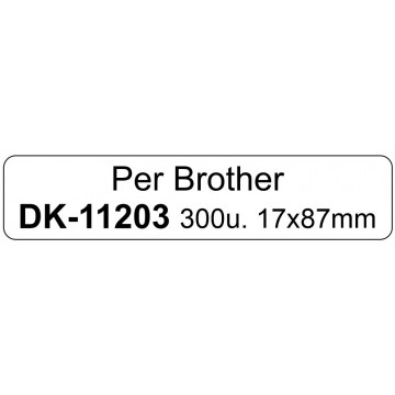 ETIQUETES C BROTHER (017x087) 300u DK11203