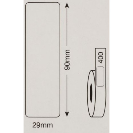 ETIQUETES C BROTHER (029x090) 400u. DK11201
