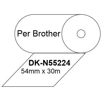 ETIQUETES C BROTHER (054x30m) Continu DK55224