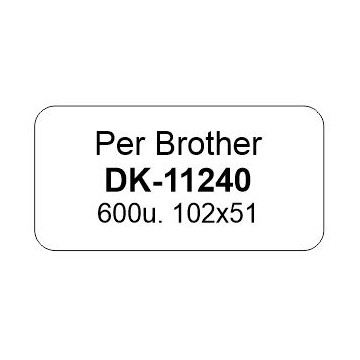 ETIQUETES C BROTHER (102x051) 600u DK11240
