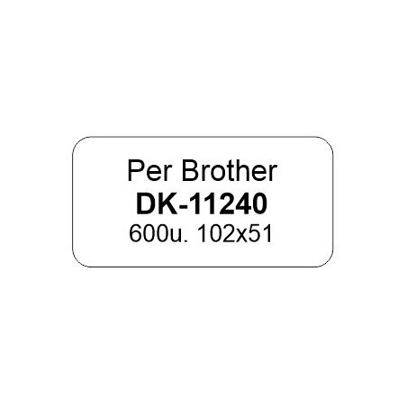 ETIQUETES C BROTHER (102x051) 600u DK11240