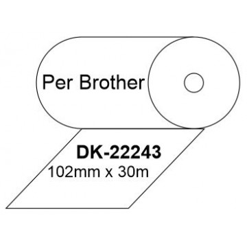 ETIQUETES C BROTHER (102x30m) Continu DK22243