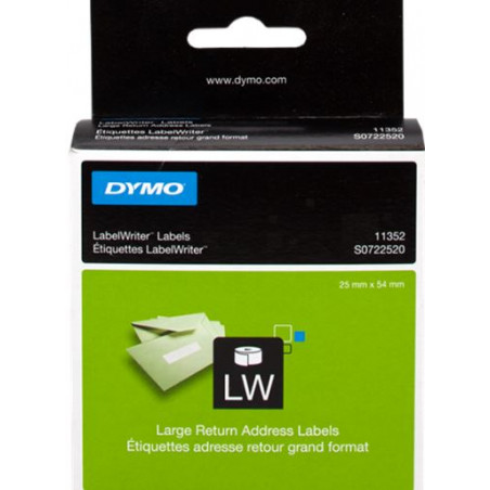 ETIQUETES DYMO LW 25x54 (1x500u.) S722520/11352