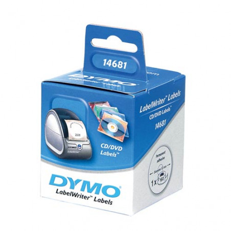 ETIQUETES DYMO LW CD'S 57mm (1x160u.) S0719250