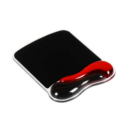 Reposamuñecas ratón  Duo Gel negro/rojo KENSINGTON