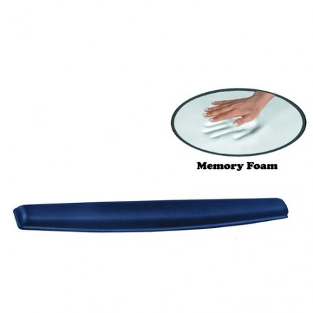 Reposamuñecas teclado Memory Foam azul Fellowes