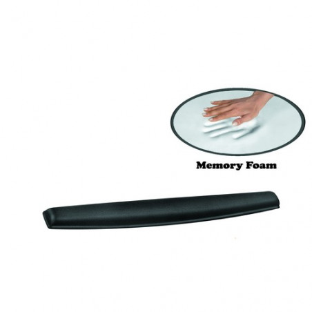 Reposamuñecas teclado Memory Foam negro