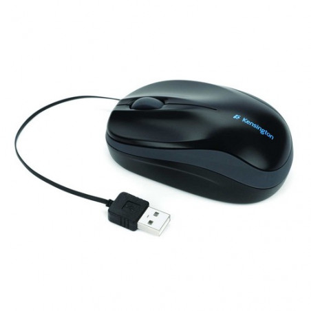Ratón óptico retráctil Pro Fit con cable KENSINGTON