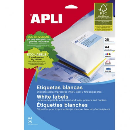 ETIQUETES A4 (1900x0610) (025f/04ef) APL01233 CR A