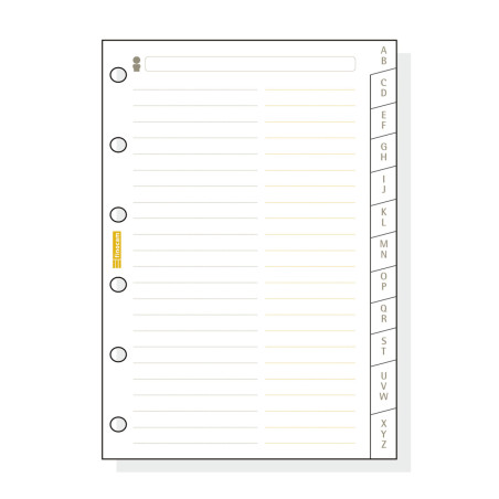 REC. AG. FINO 602 (073x114) INDEX CARTOLINA