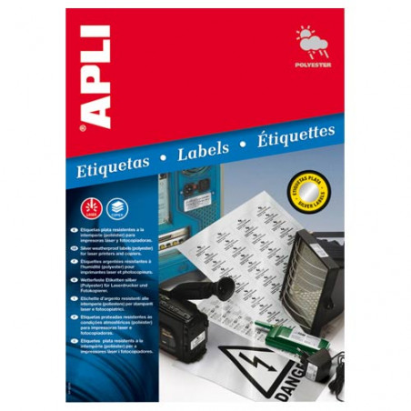 ETIQUETES A4 (2100x2970) (20f/01ef) APL10071 PLAT