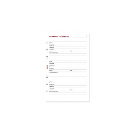 REC. AG. OPEN  500 (117x181) ADRESSES PROF. (R551)