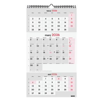 CALENDARI PARED ESP. 3M/V 265X480 APU CAT
