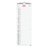 CALENDARI PARED ESP. M/V 155x430 APU. CAT FINOCAM