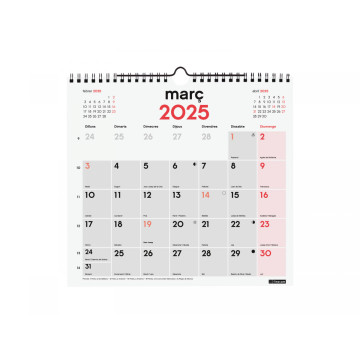 CALENDARI PARED ESP. M/V 265x245 APU. CAT FINOCAM