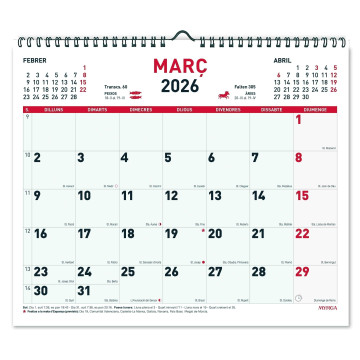 CALENDARI PARED ESP. M/V 300x247 APU.CAT (MYRGA 1644)