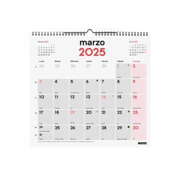 CALENDARI PARED ESP. M/V 340x320 APU. SP FINOCAM