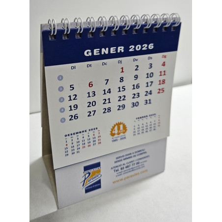 CALENDARI TAULA ESP. M/V 115x130 OFIEXPERTS PARAULES 2021
