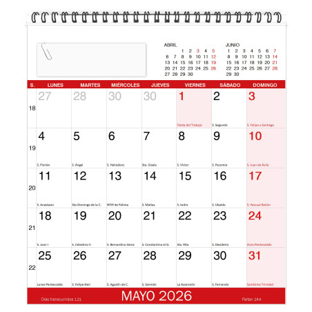 CALENDARI TAULA ESP. M/V 150x200 ESP SP MYRGA 1598